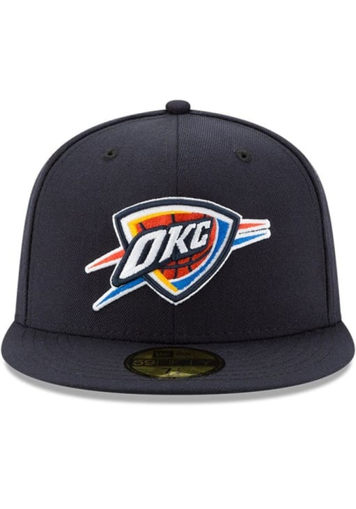 OKC Thunder Hat NBA Oklahoma City Thunder Merch 59FIFTY Fitted Hat Basketball Gifts For Fans
