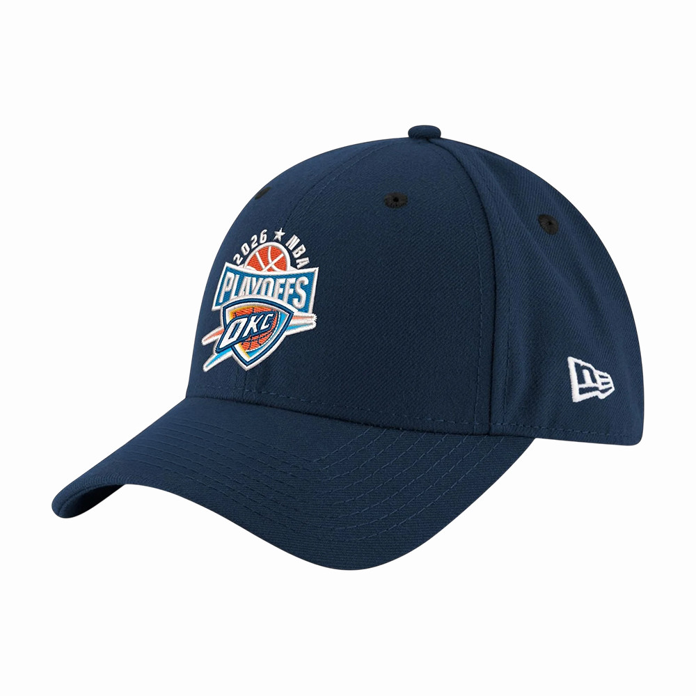 OKC Thunder New Era 9Forty Playoffs Basketball Hat NBA Western Conference Playoffs 2026 Merch Gift For Fans
