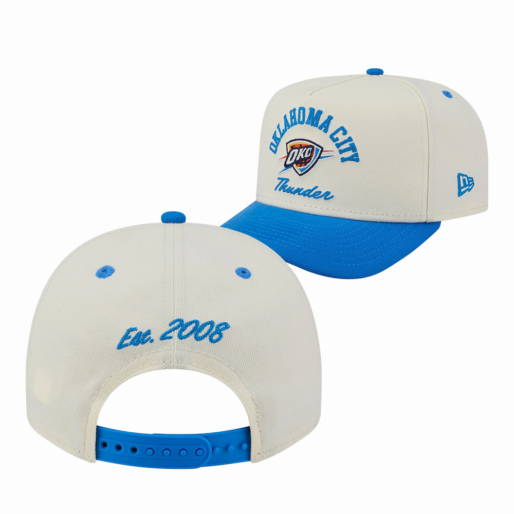 OKC Thunder New Era A Frame Arched Hat Oklahoma City Thunder Merch Unique Gift For Friends
