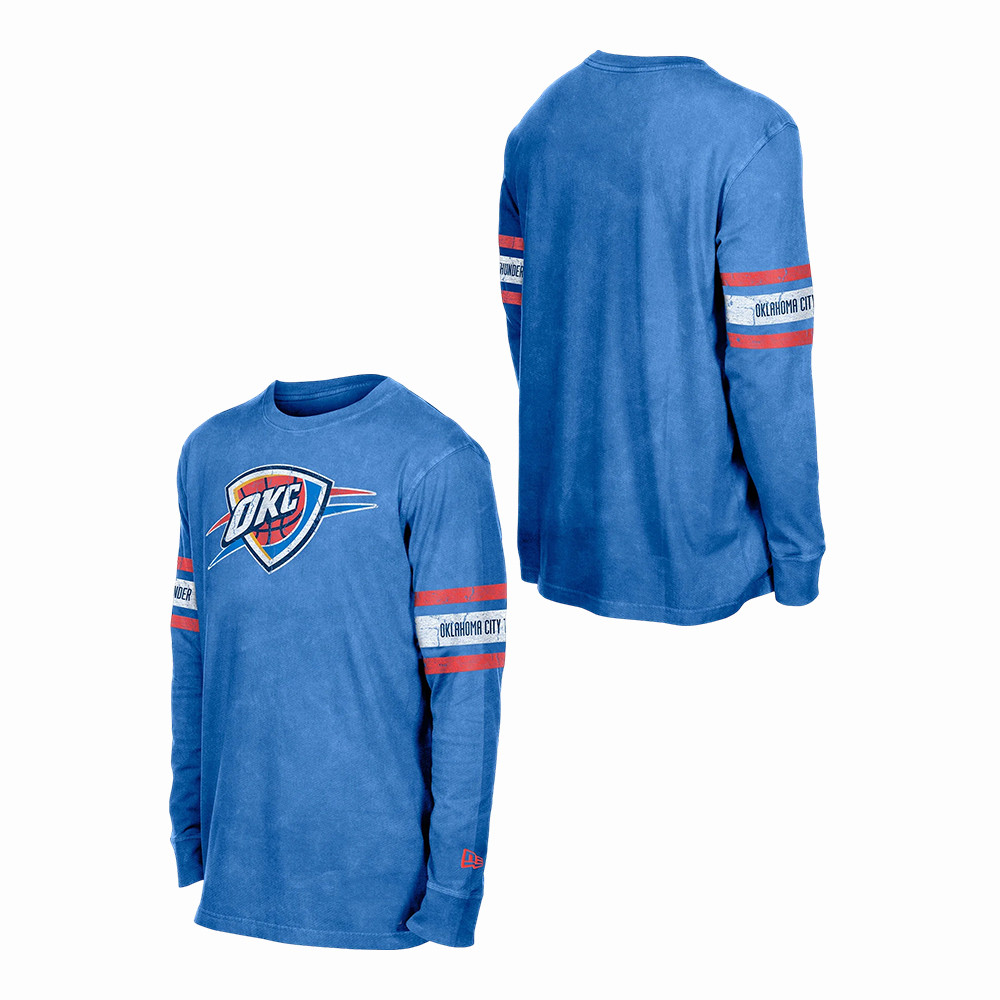 OKC Thunder New Era Basketball Long Sleeve Shirt NBA Western Conference Playoffs 2026 Apparel Basketball Gear