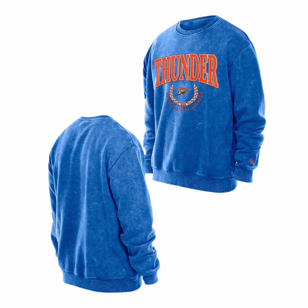 OKC Thunder New Era Basketball Sweatshirt 2026 NBA Playoffs Apparel Present Idea For Father's Day