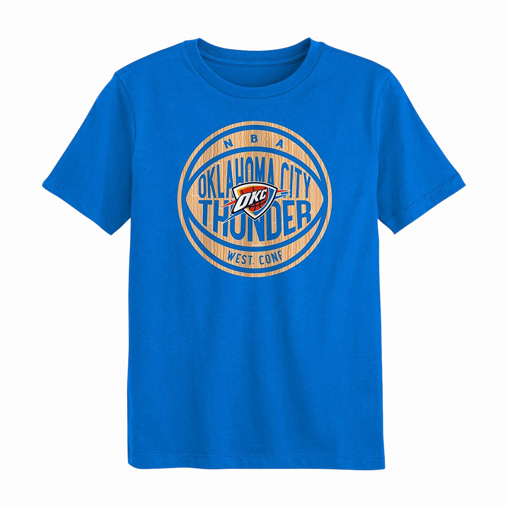 OKC Thunder Outerstuff Basketball Court T-Shirt 2026 NBA Playoffs Shirt Basketball Player Gift Idea