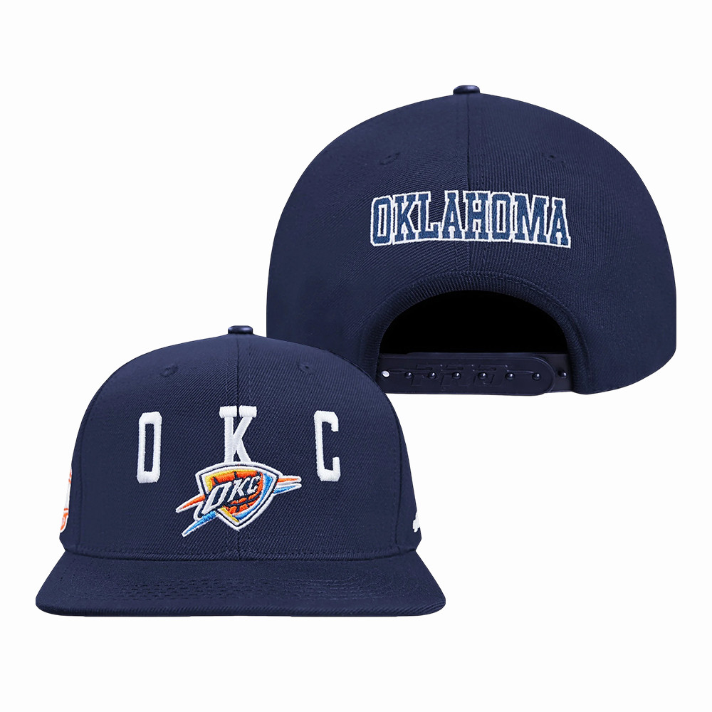 OKC Thunder Pro Standard Billboard Snapback Hat 2026 NBA Playoffs Cap Gift Idea For Him