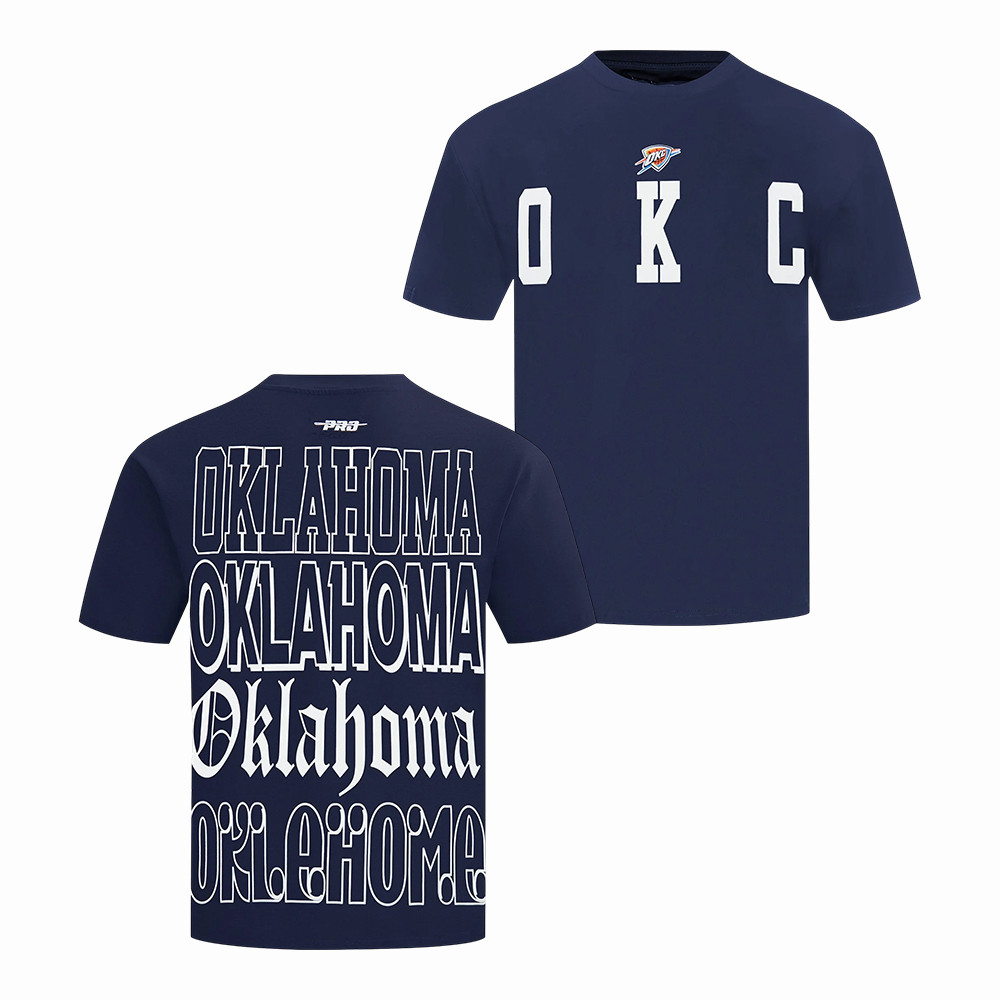 OKC Thunder Pro Standard Repeat Billboard T-Shirt Oklahoma City Thunder Shirt Gift Idea For Fans