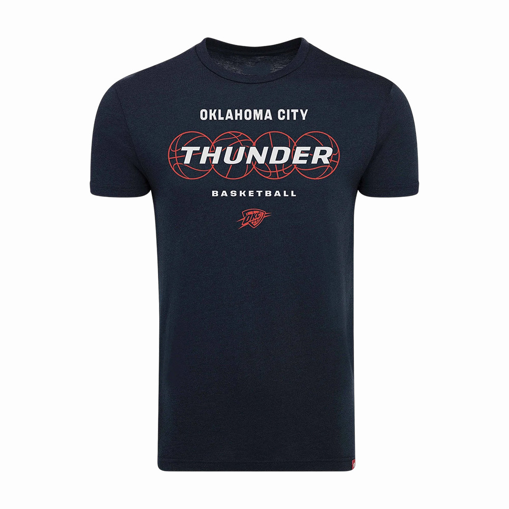 OKC Thunder Sportiqe Basketball Christo T-Shirt Oklahoma City Thunder Merch Basketball Gear