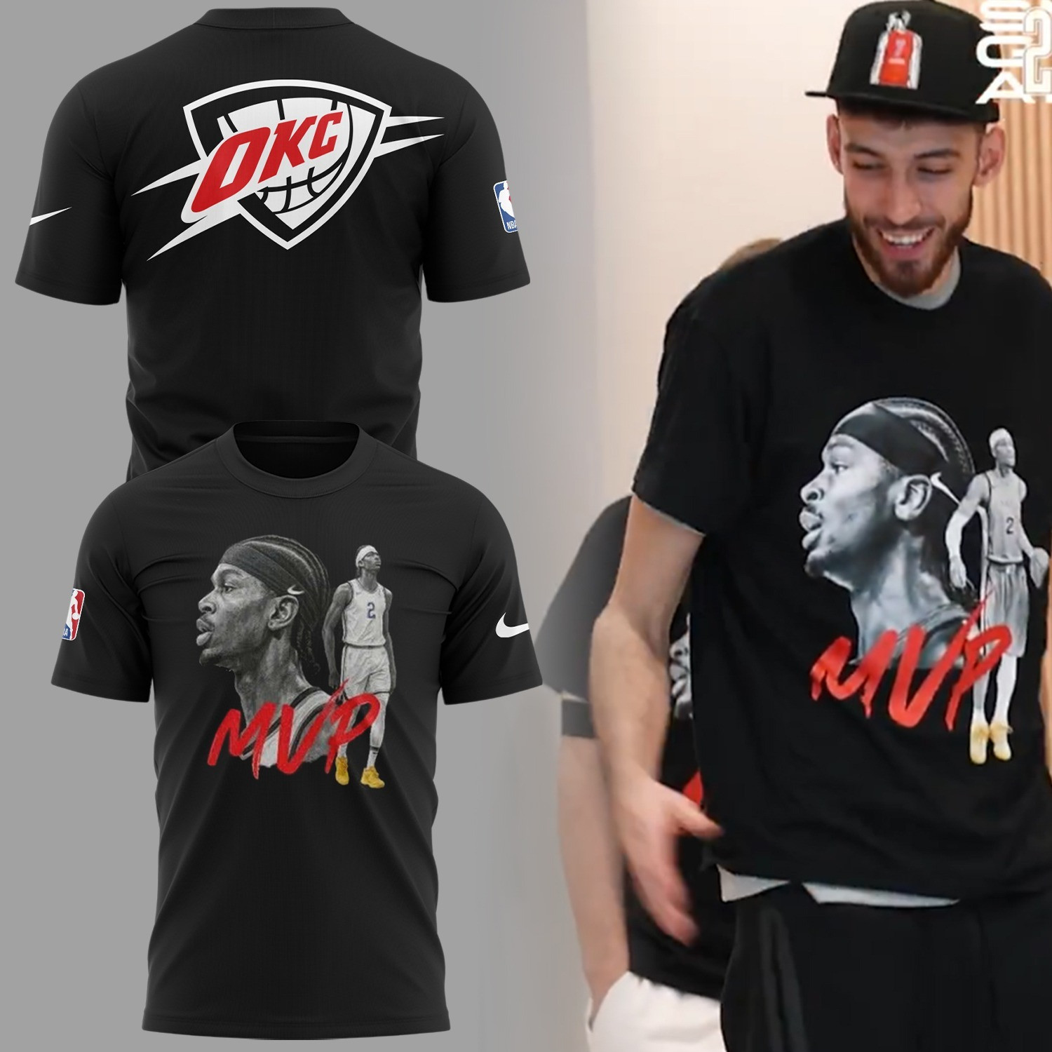 OKC x The Mvp NBA 2024-2025 Shirt Best Gift Ideas For Basketball Lovers