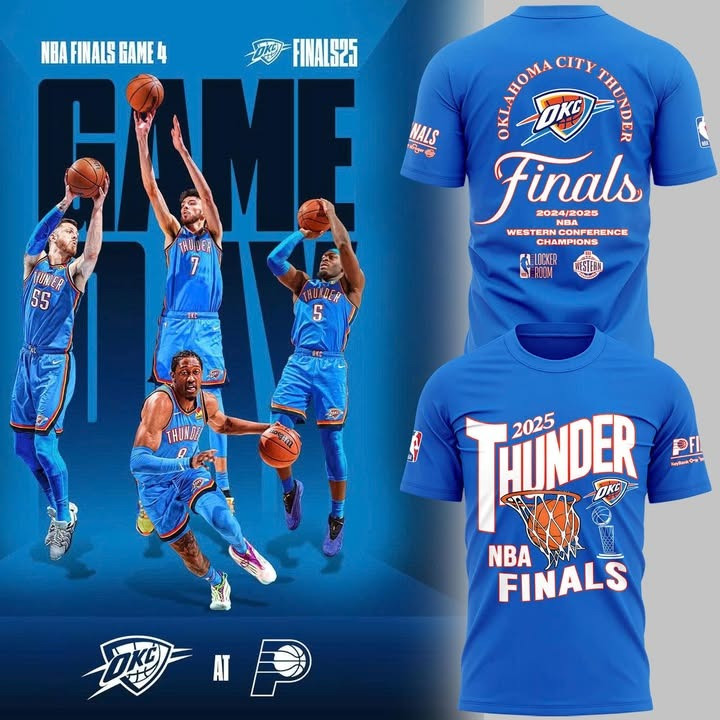 Oklahoma City OKC Thunder Western Conference Champions T-Shirt NBA Finals Merch Good Gifts