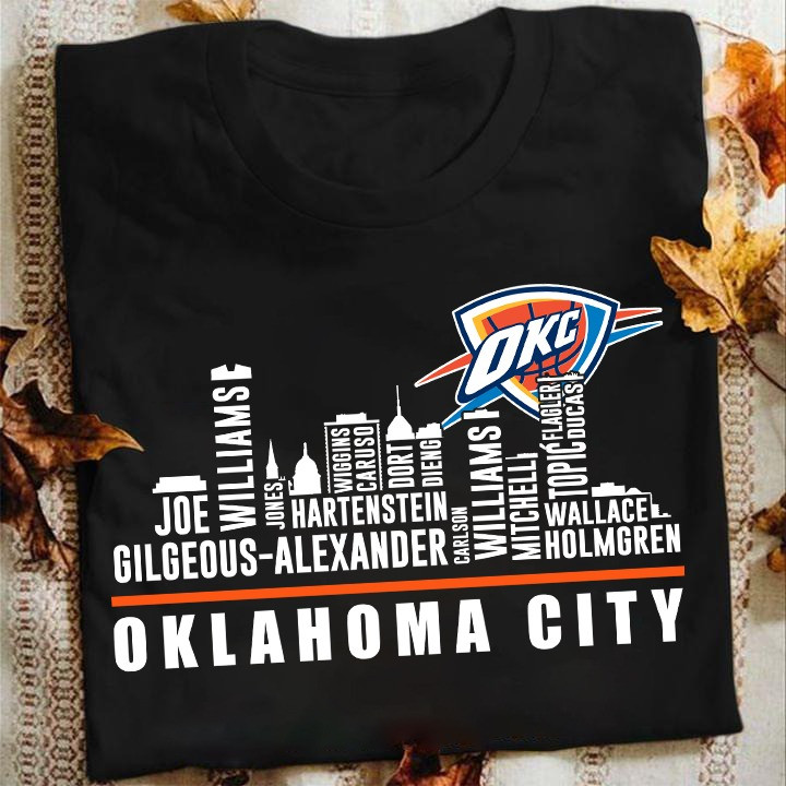 Oklahoma City T-Shirt Oklahoma City Thunder Basketball Fan Merch Gifts For Him Her