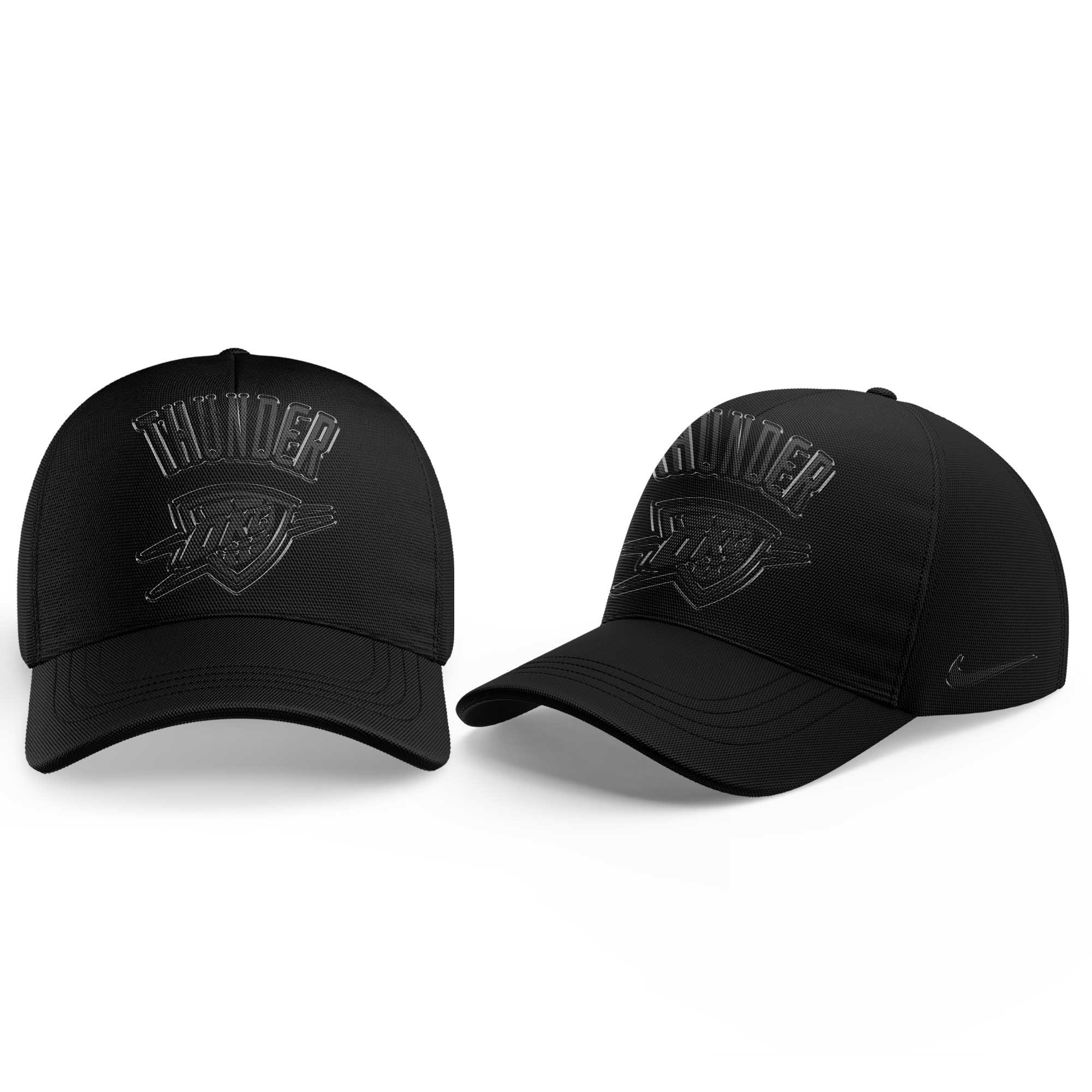 Oklahoma City Thunder Back In Black Hat Exclusive NBA Fan Cap Gift For Her