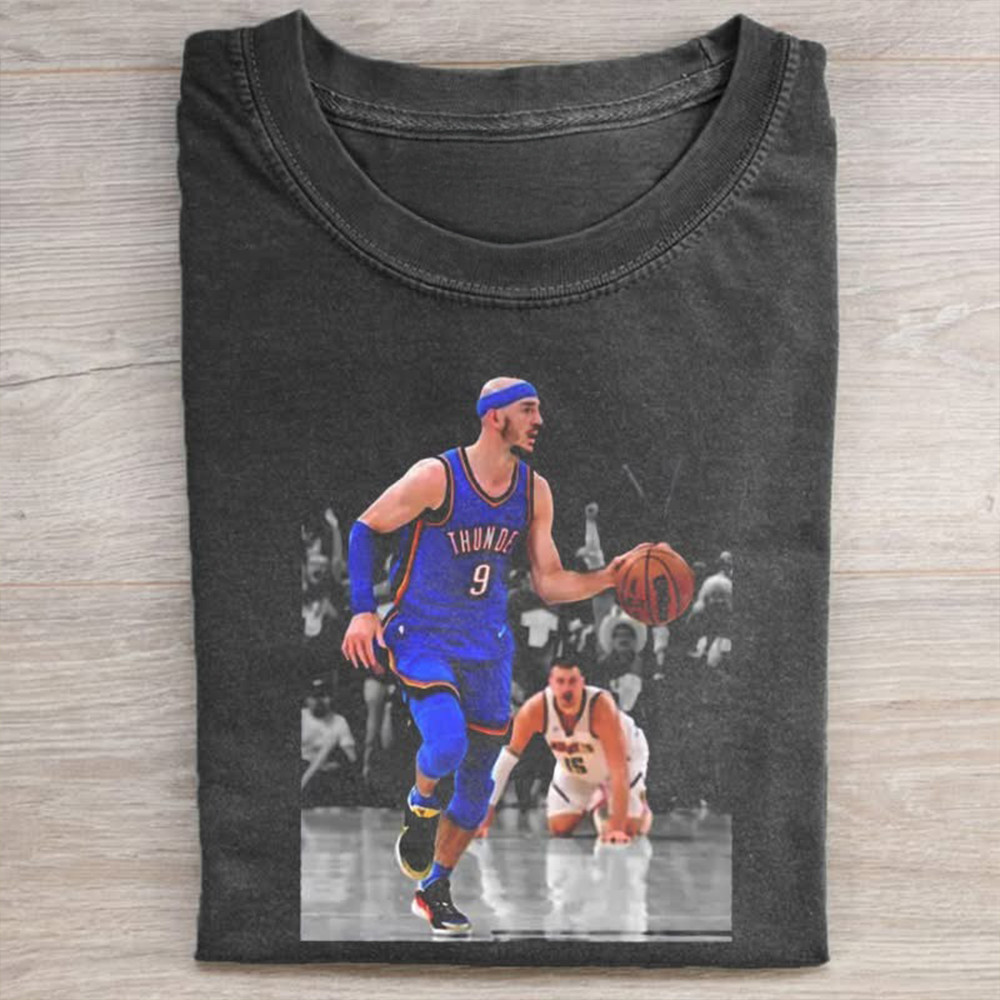Oklahoma City Thunder Basketball T-Shirt OKC Thunder Merch Apparel Gifts For Fans