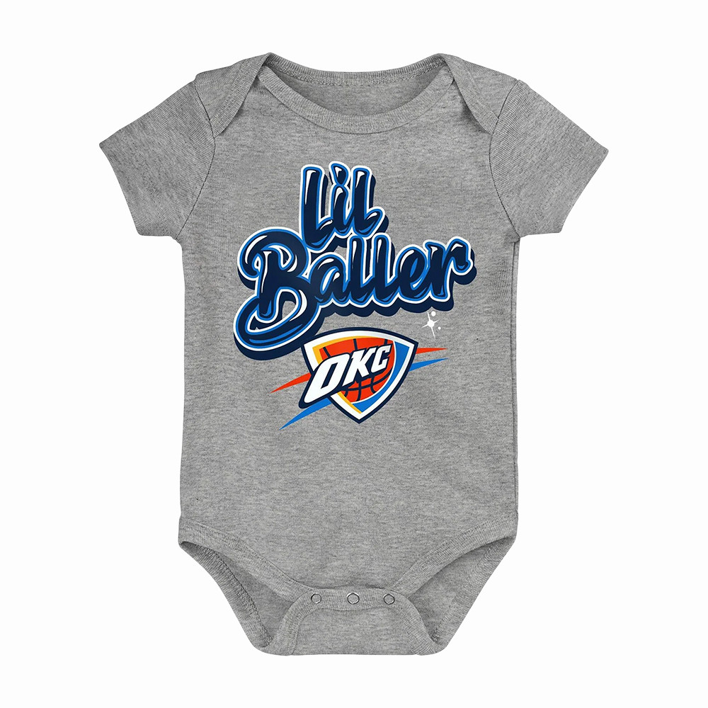 Oklahoma City Thunder Lil Baller Onesie Oklahoma City Thunder Merch Basketball Mom Gift