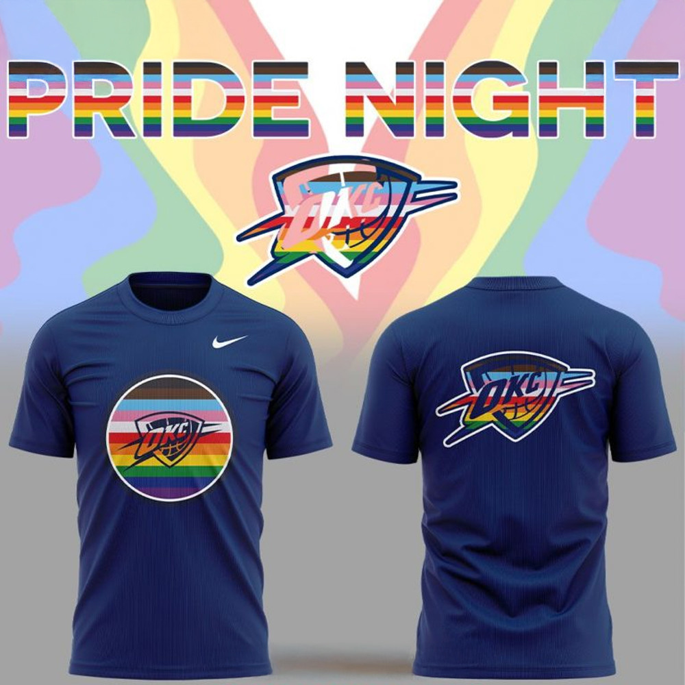 Oklahoma City Thunder PRIDE NIGHT Special T-Shirt Gift For Basketball Lover