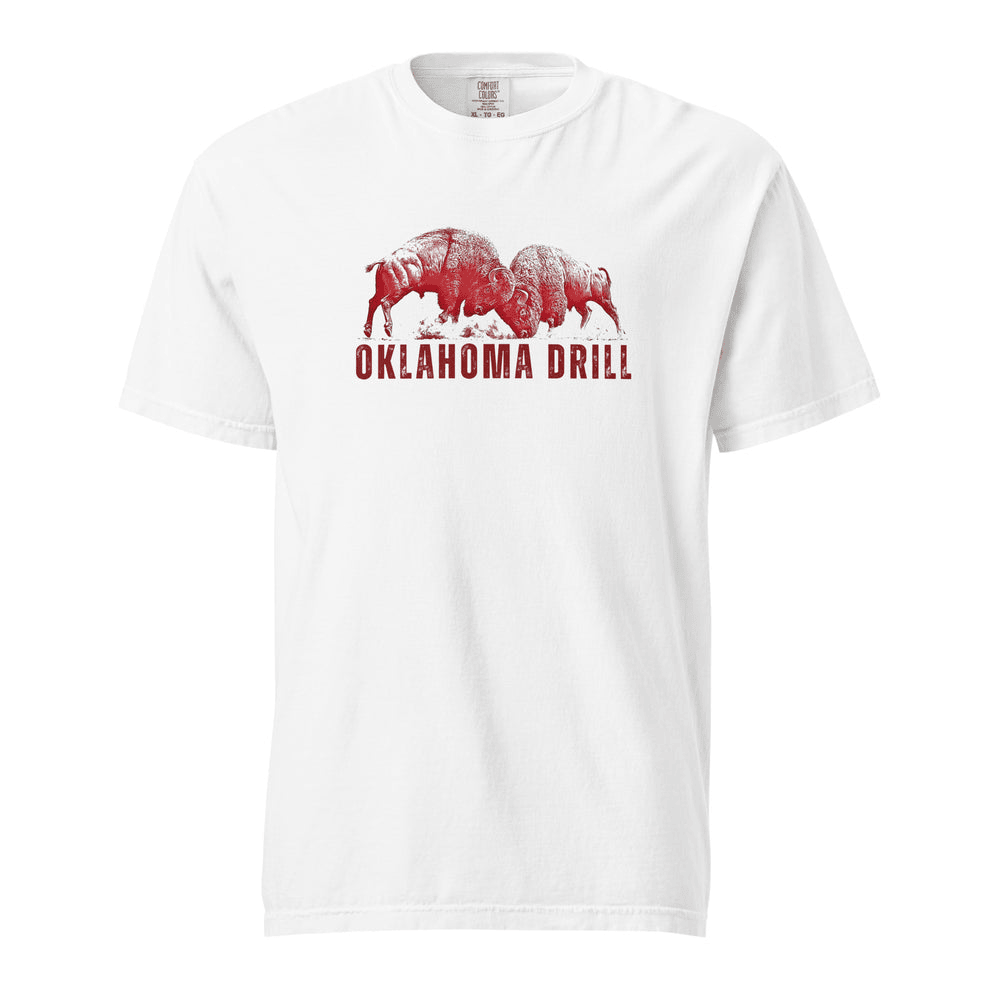 Oklahoma Drill T-Shirt Bisons Oklahoma Sooners Football Fan Merch Clothing