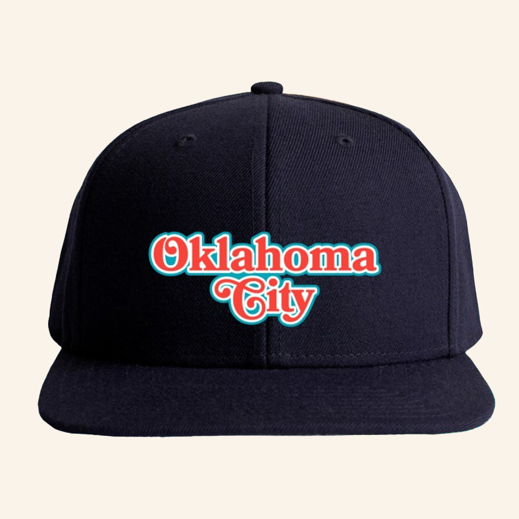 Oklahoma Shirt Company Merch OKC City Navy Snapback Hat Best Gifts For Husband Oklahoma Shirt Company Merch OKC City Navy Snapback Hat Best Gifts For Husband