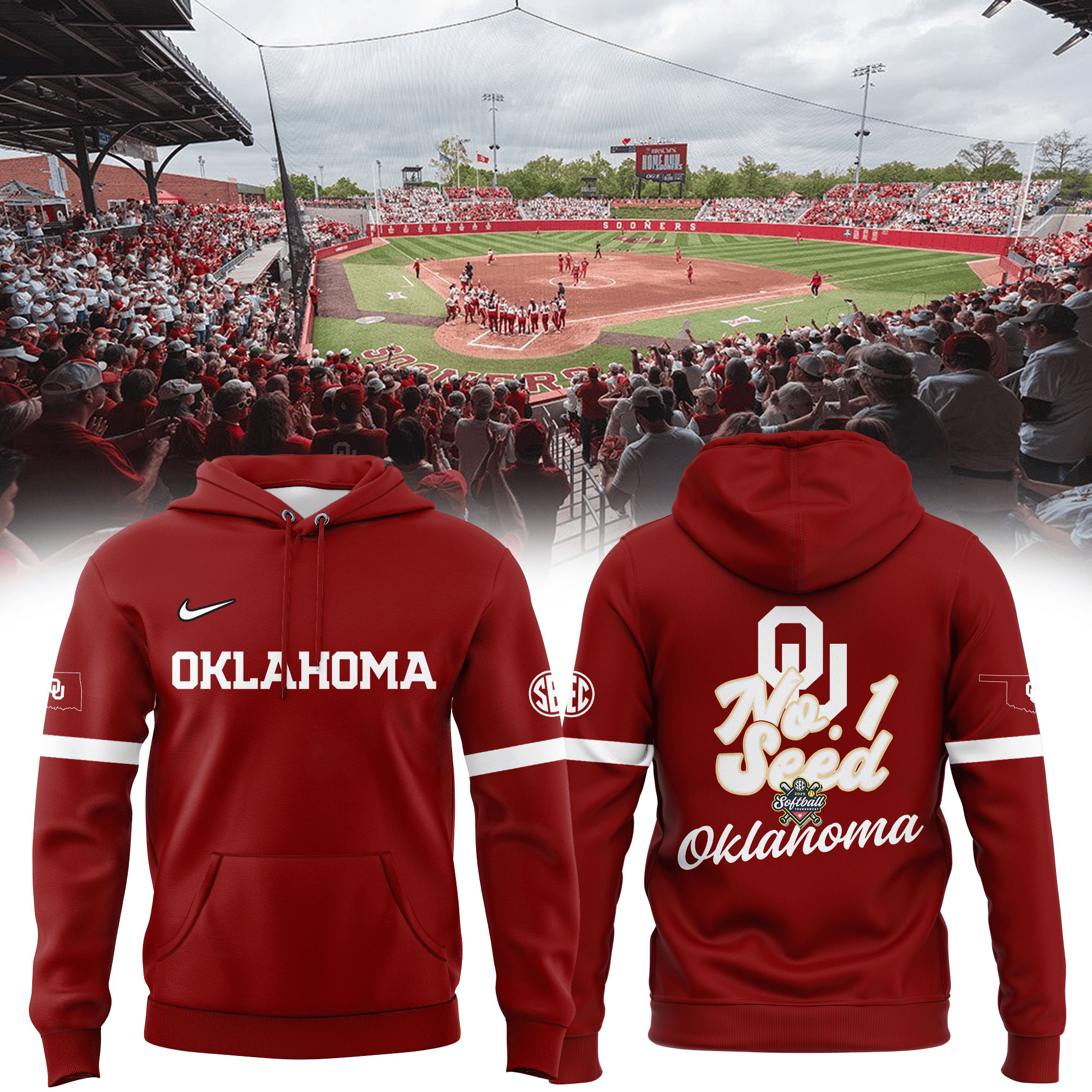 Oklahoma Sooners Softball 2026 Hoodie Best Softball Outfits Good Gift For Fans