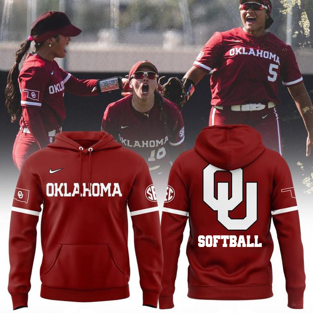 Oklahoma Sooners Special Edition Oklahoma Softball Hoodie Softball Fan Gift Ideas