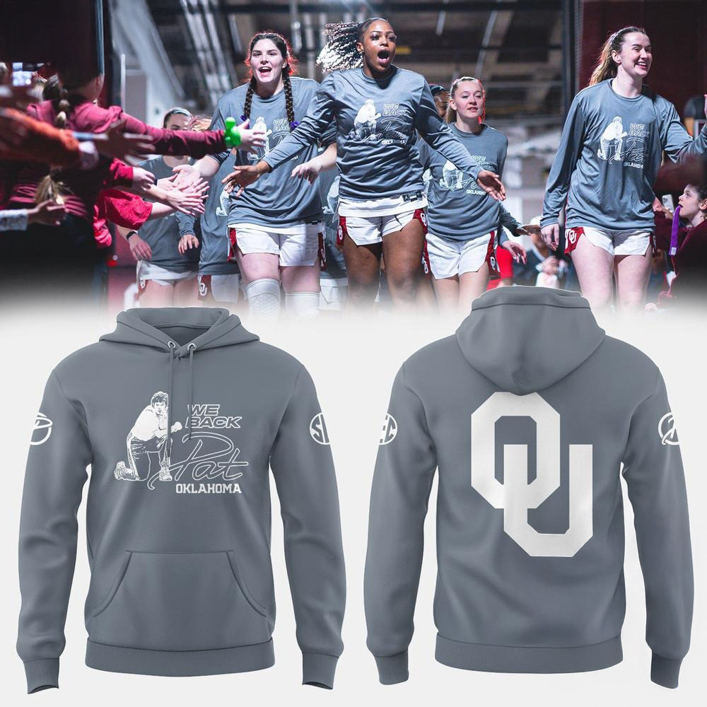 Oklahoma Sooners We Back Pat 2025 Hoodie Football Fan Gift Ideas