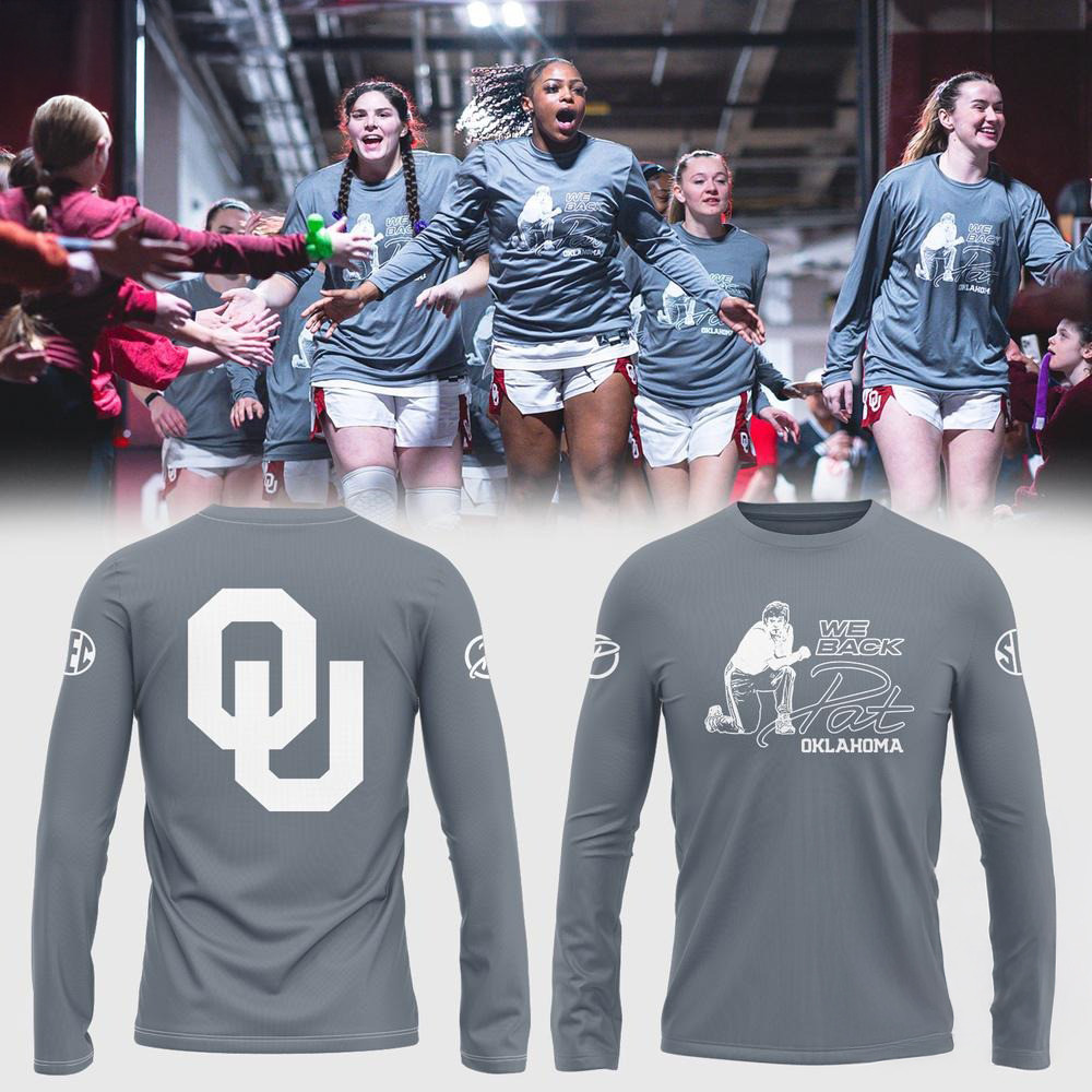 Oklahoma Sooners We Back Pat 2025 Long Sleeve Shirt Gift Ideas For Football Lovers