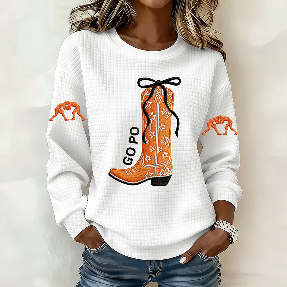 Oklahoma State Cowboys Merch Gopo Boots Design Sweatshirt Cowboys Nation Present Ideas