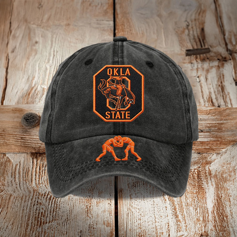 Oklahoma State Cowboys Merch Okla State Hat Game Day Cap Cool Gift Ideas