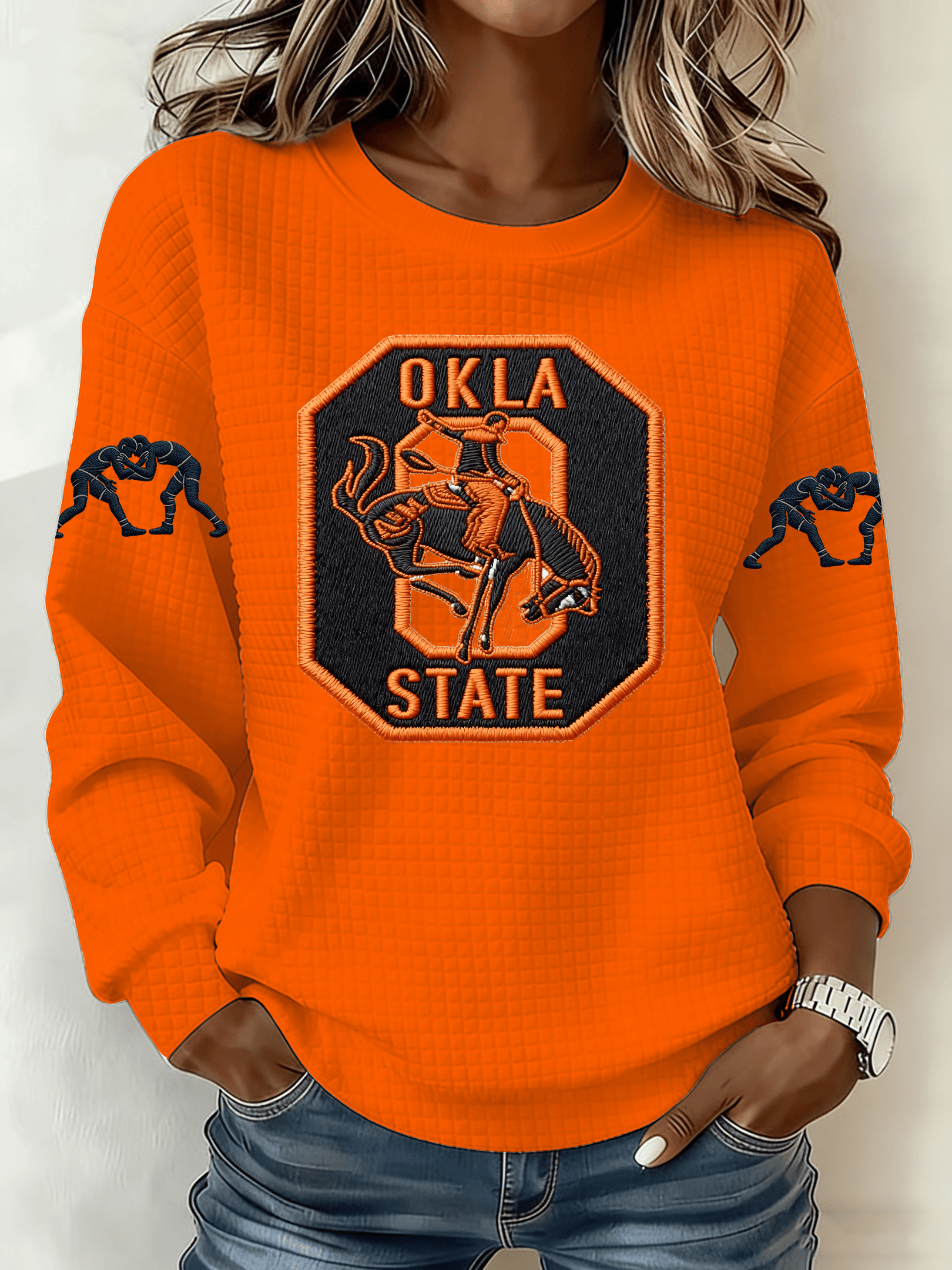 Oklahoma State Cowboys Merch Okla State Sweatshirt Gift Ideas For Wrestling Lovers