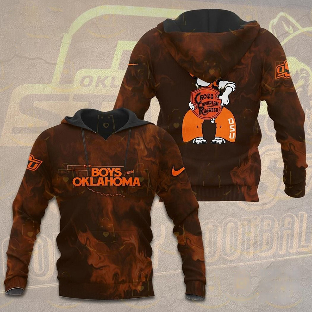 Oklahoma State Cowboys Them Boys From Oklahoma Hoodie Football Fan Gift Ideas