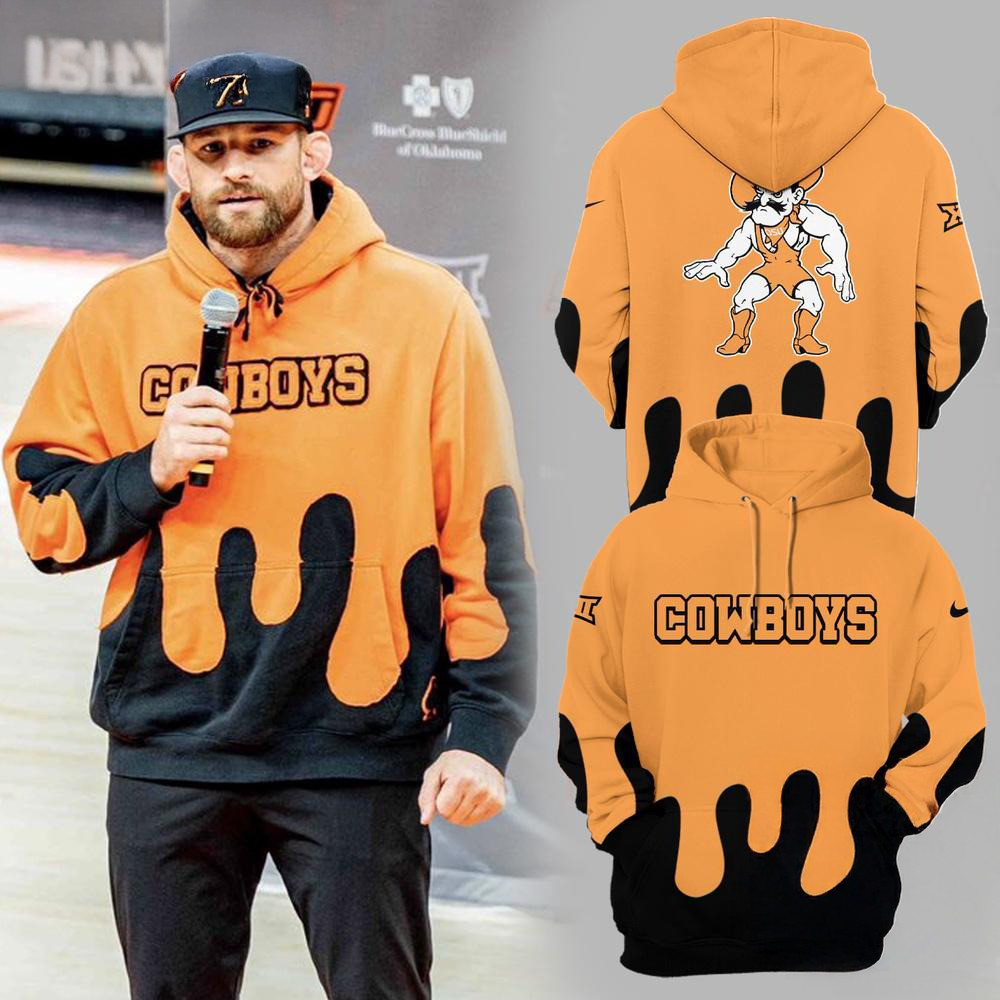 Oklahoma State Cowboys Wrestling Coach DT's 3D Print 2025 Hoodie Gifts For Football Fan