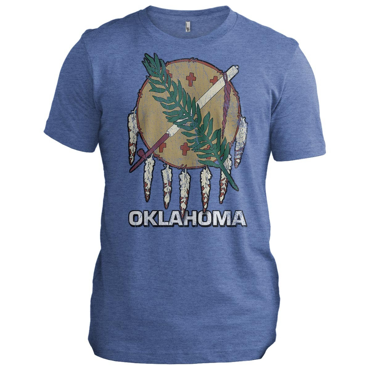Oklahoma State Flag Oklahoma T-Shirt Men's Patriotic Apparel Gifts For Brother