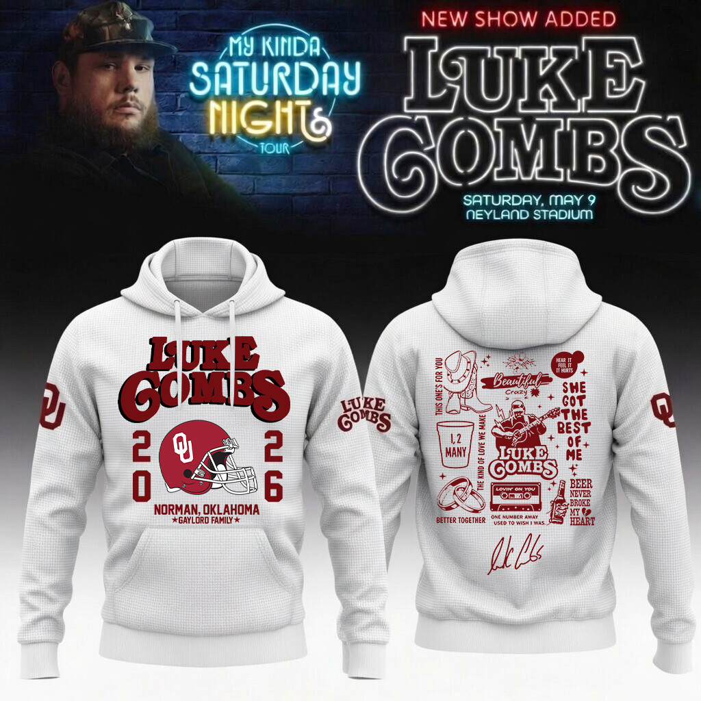 Oklahoma x Luke Combs My Kinda Saturday Night Tour Hoodie Birthday Gift For Brother