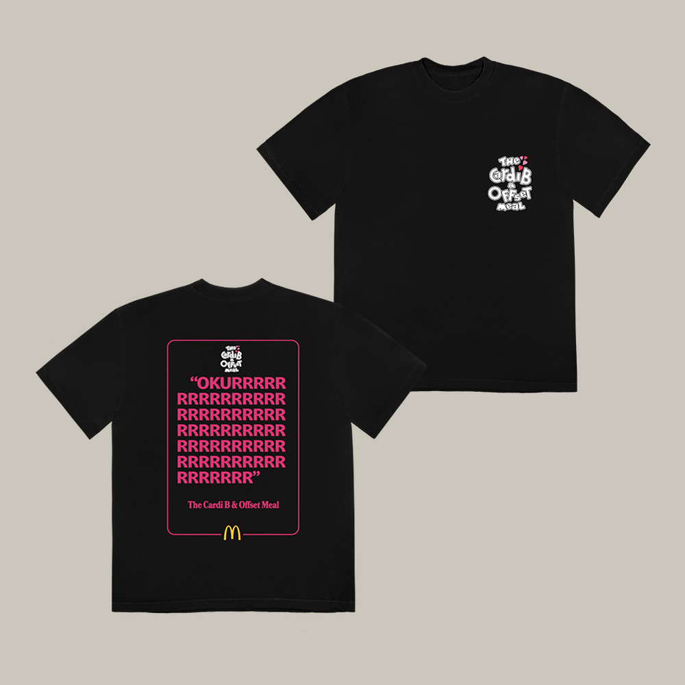 Okurr The Cardi B And Offset Meal T-Shirt Cardi B Lover Shirt Birthday Gift For Fans