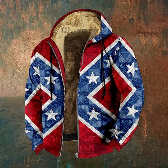 Old Dixie Zip Hoodie Vintage Southern Cross Hoodie Lynyrd Skynyrd Merchandise