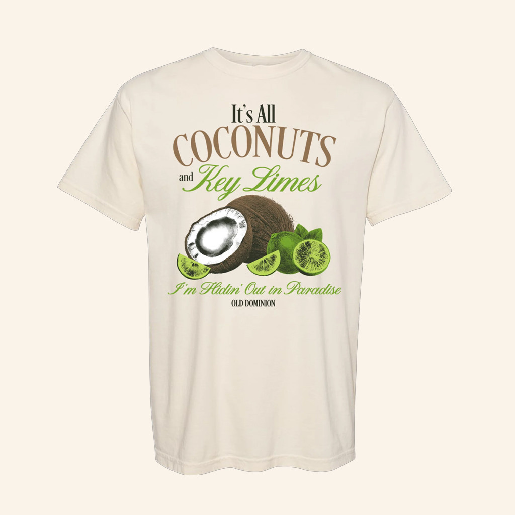 Old Dominion Merch Coconuts And Limes T-Shirt Xmas Gifts For Friends Old Dominion Merch Coconuts And Limes T-Shirt Xmas Gifts For Friends