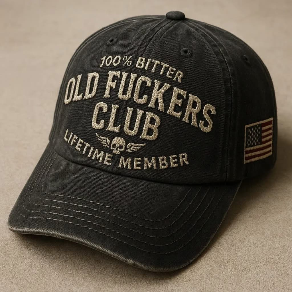 Old F Club Lifetime Member Embroidered Hat Gift Ideas For Friends