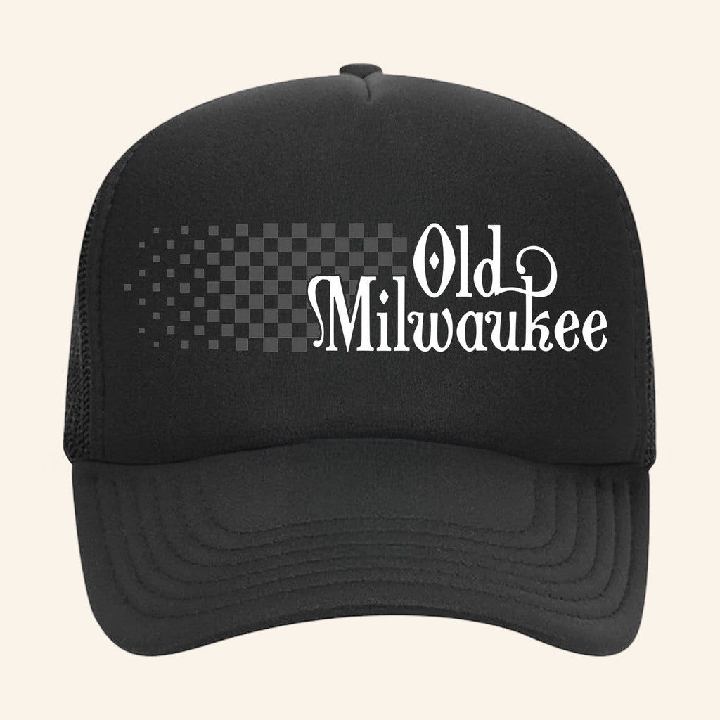 Old Milwaukee Merch Drift Racing Black Trucker Hat Best Gifts For Dad Old Milwaukee Merch Drift Racing Black Trucker Hat Best Gifts For Dad