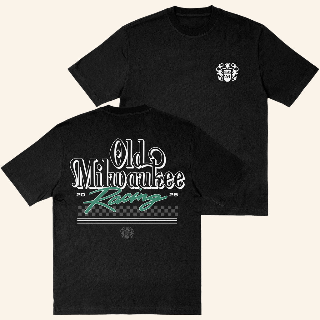 Old Milwaukee Merch Neon Drift Racing Black T-Shirt Gift Ideas For Husband Old Milwaukee Merch Neon Drift Racing Black T-Shirt Gift Ideas For Husband