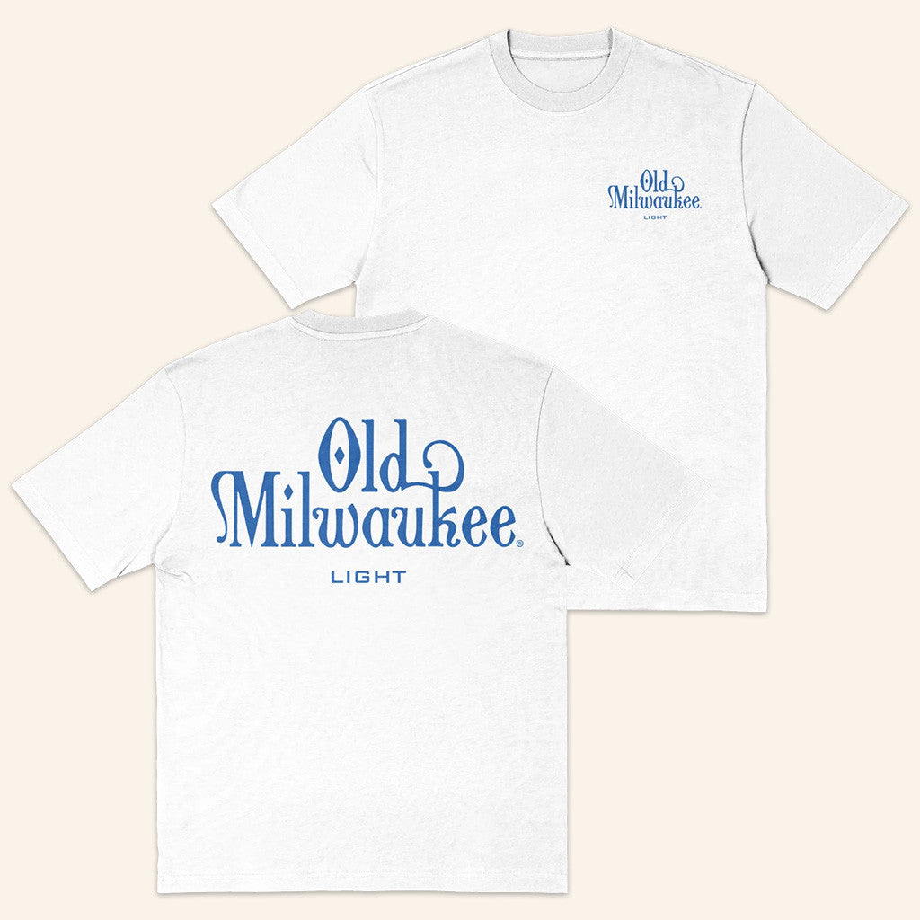 Old Milwaukee Merch Old Milwaukee Light White T-Shirt Friends Gifts Old Milwaukee Merch Old Milwaukee Light White T-Shirt Friends Gifts