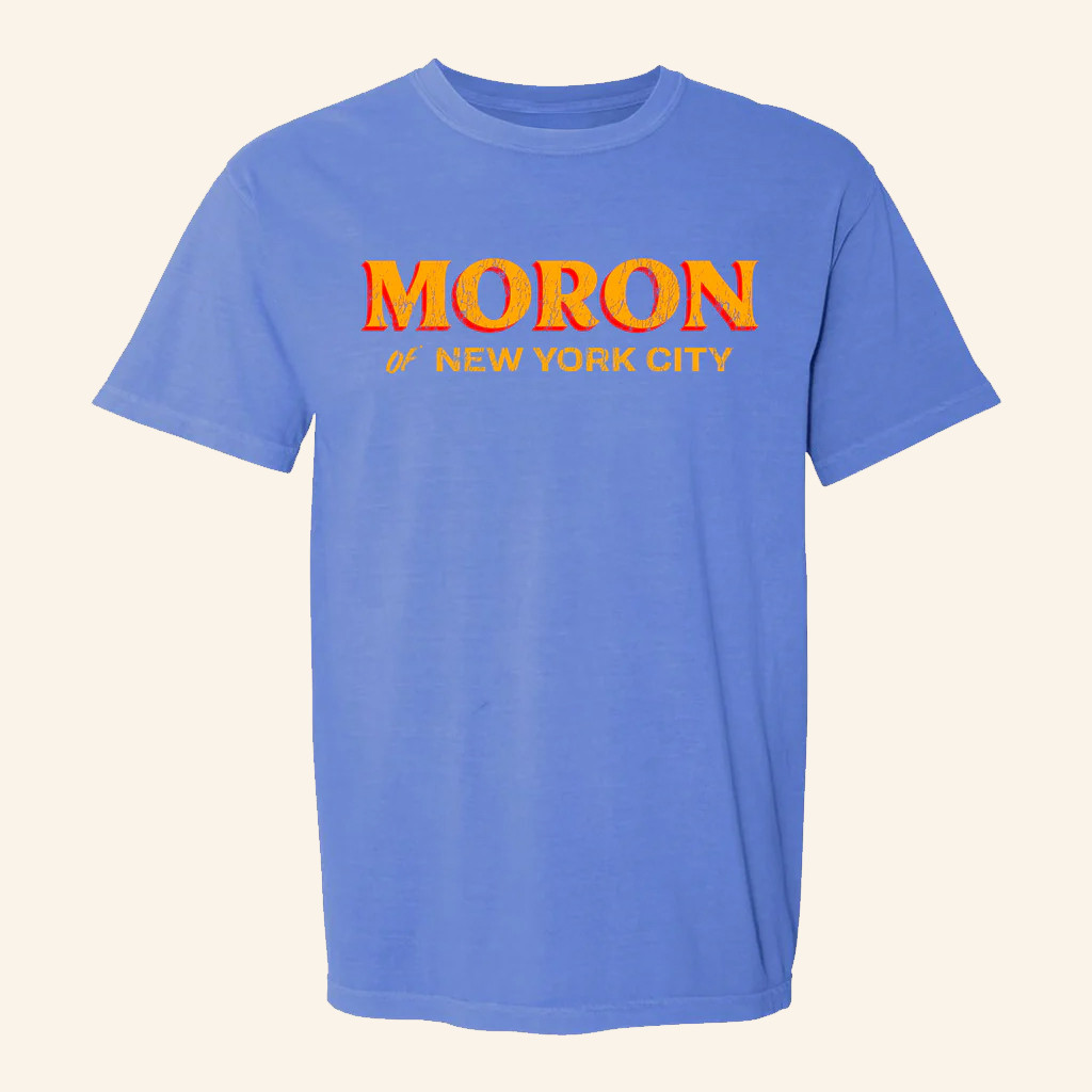 Old Row Merch America First Moron Of NYC T-Shirt Gifts For Brothers