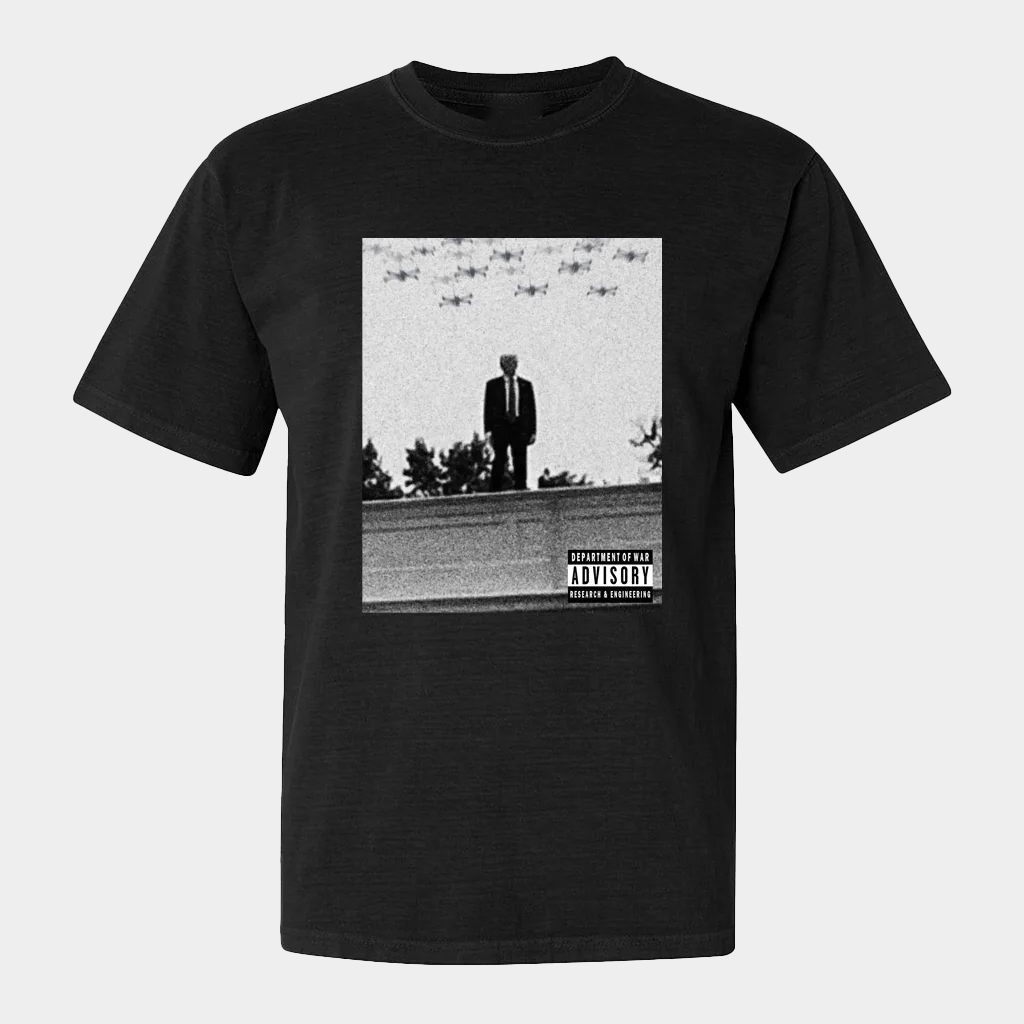 Old Row Merch America First Trump Drone T-Shirt Birthday Gift For Dad