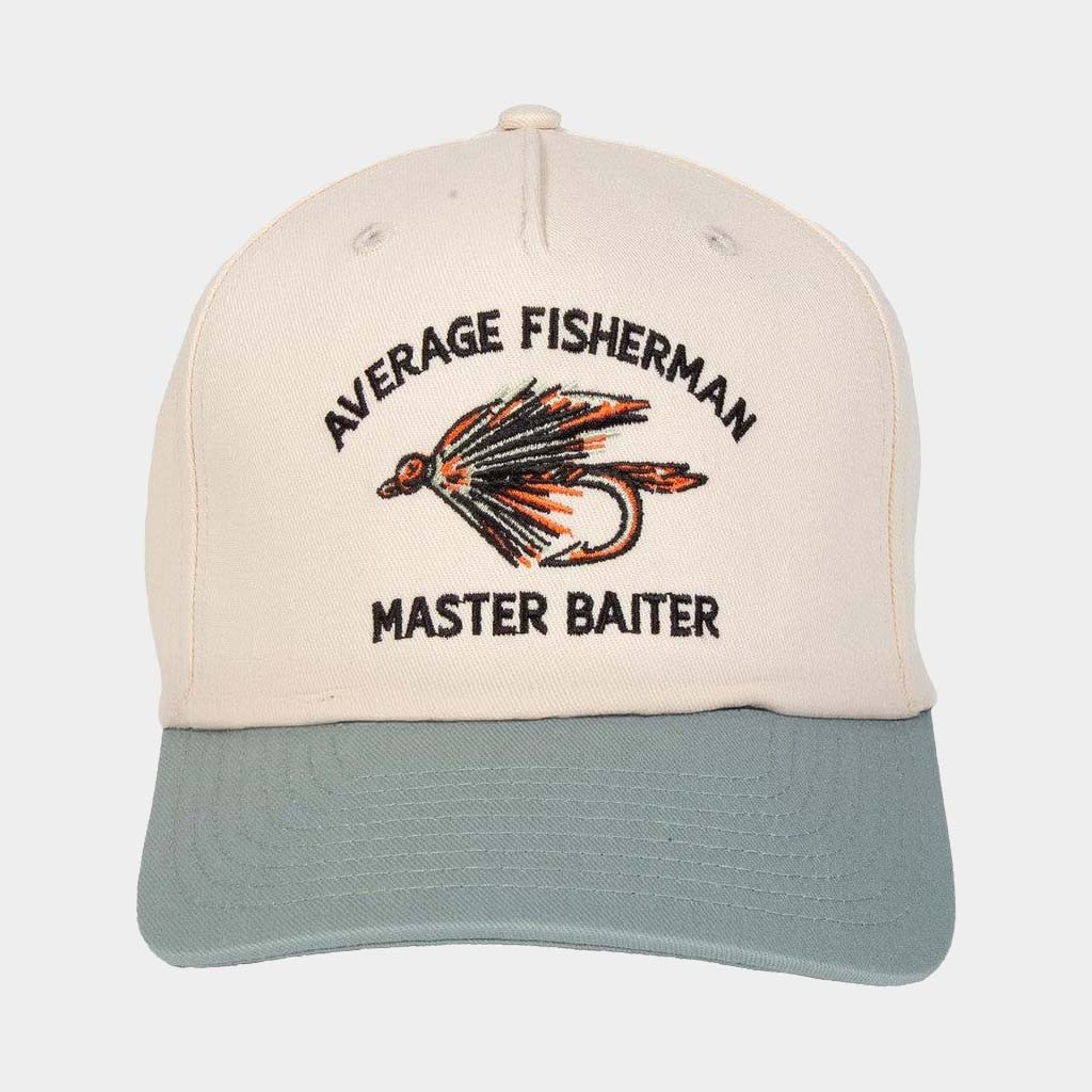 Old Row Merch Average Fisherman Master Baiter Embroidered Hat Gifts For Brother