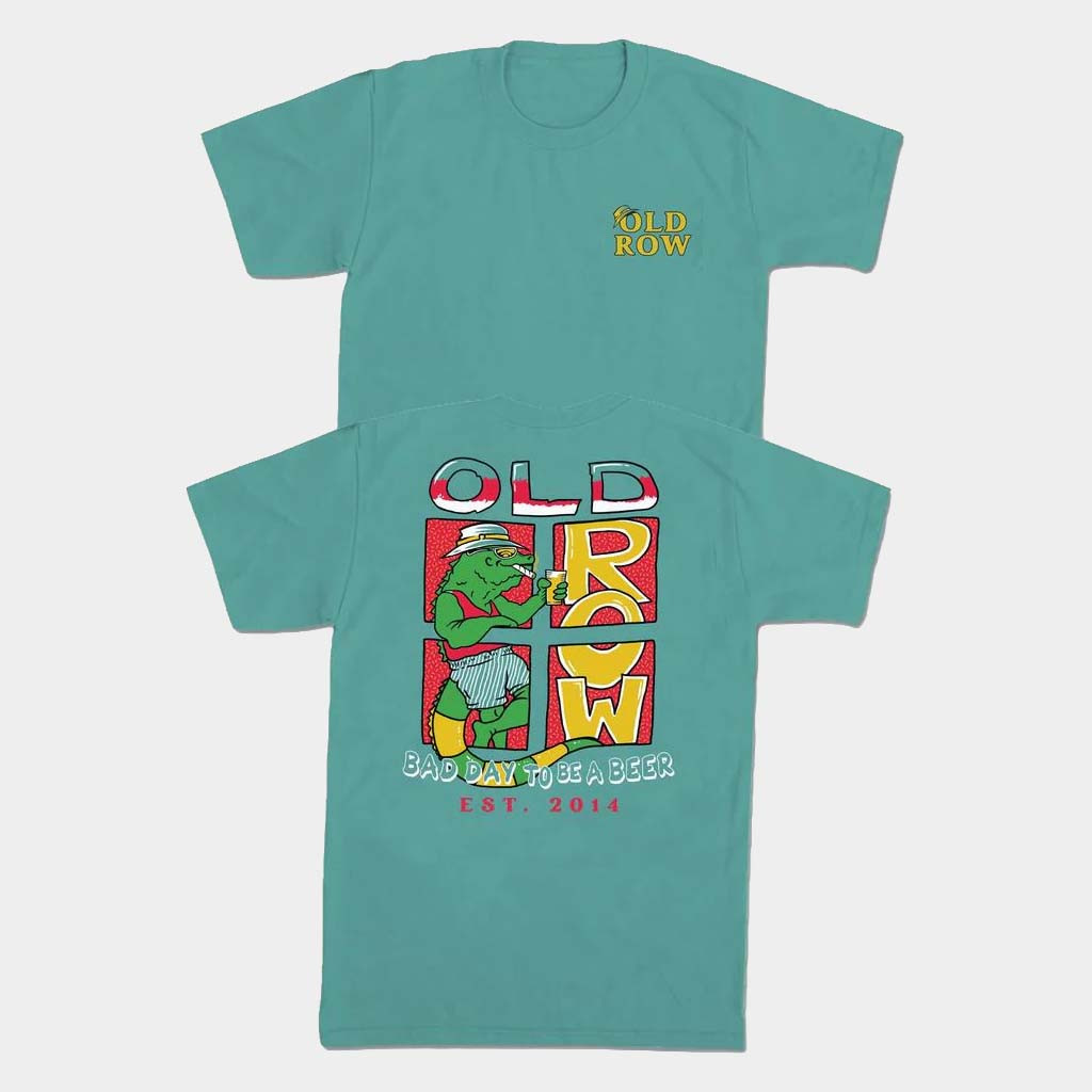 Old Row Merch Bad Day To Be A Beer Iguana T-Shirt Old Row Shirt Gift Ideas For Friends Old Row Merch Bad Day To Be A Beer Iguana T-Shirt Old Row Shirt Gift Ideas For Friends