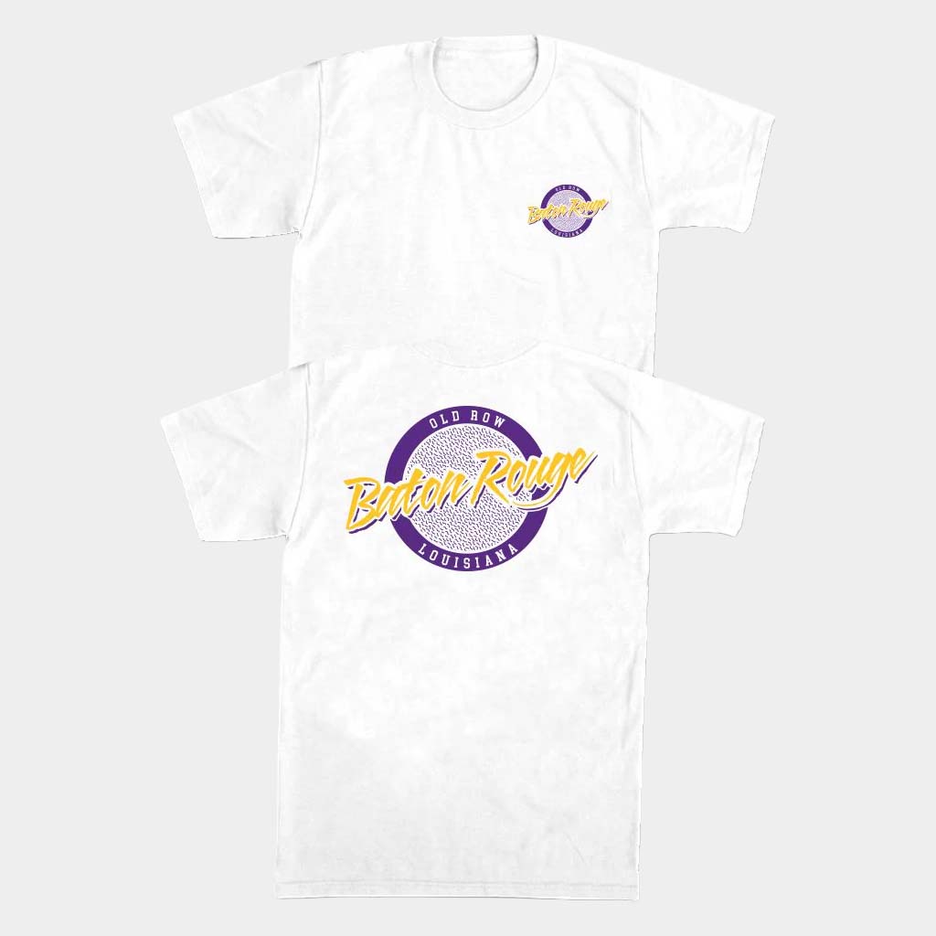 Old Row Merch Baton Rouge Louisiana Circle Logo T-Shirt Old Row Shirt Gift Ideas For Boyfriend