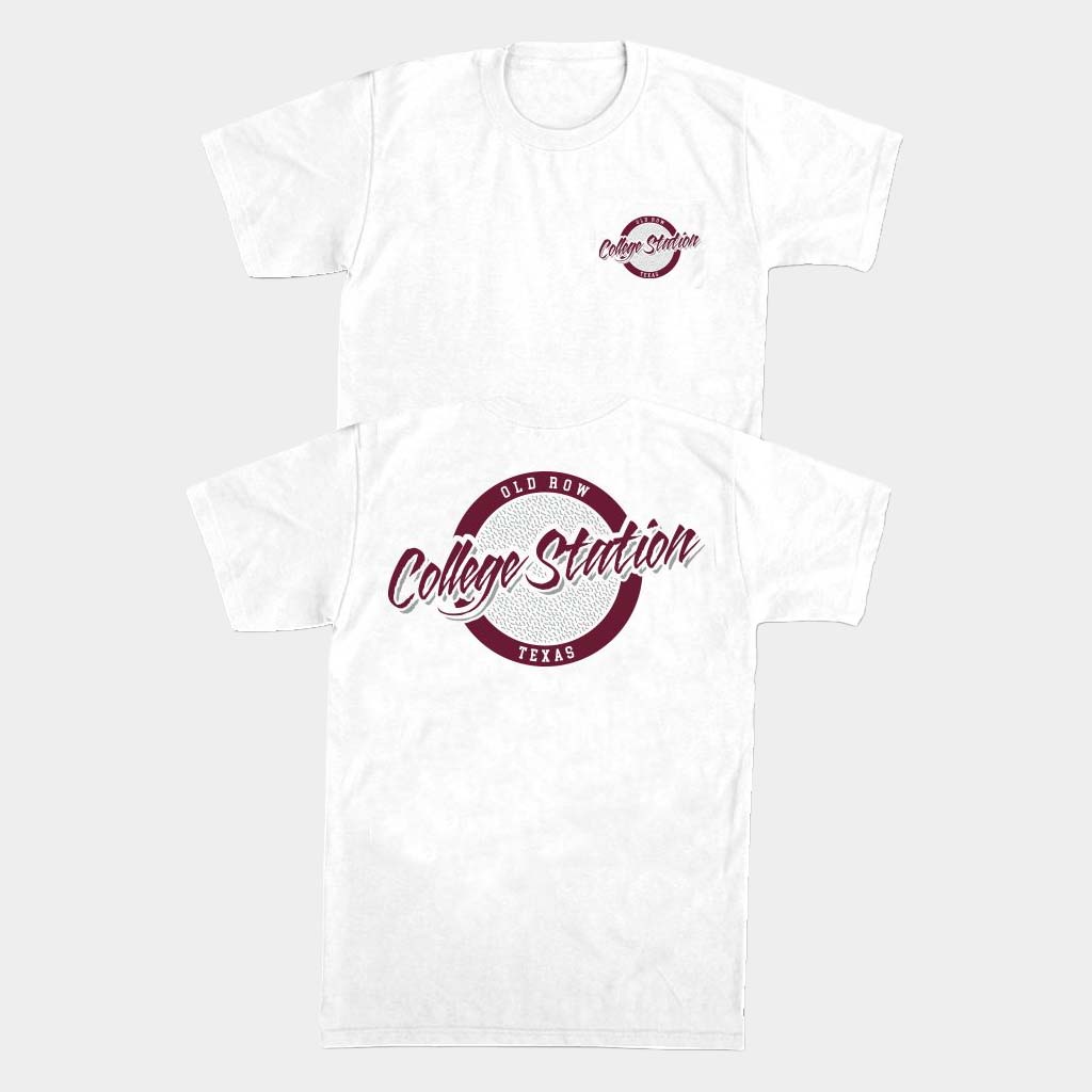 Old Row Merch College Station Texas Circle Logo T-Shirt Old Row Shirt Gift Ideas For Brother