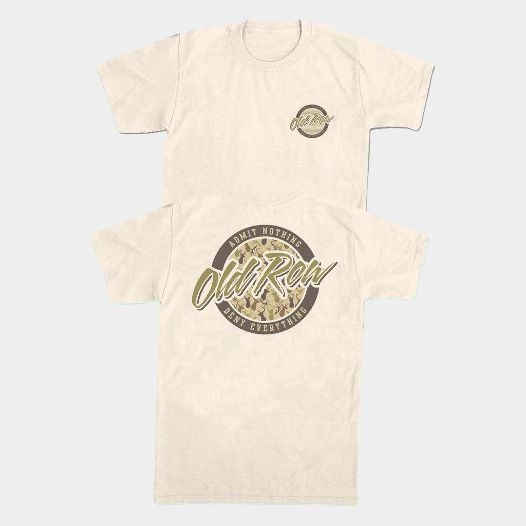 Old Row Merch Deer Camo Circle Logo T-Shirt Birthday Gift Ideas For Son