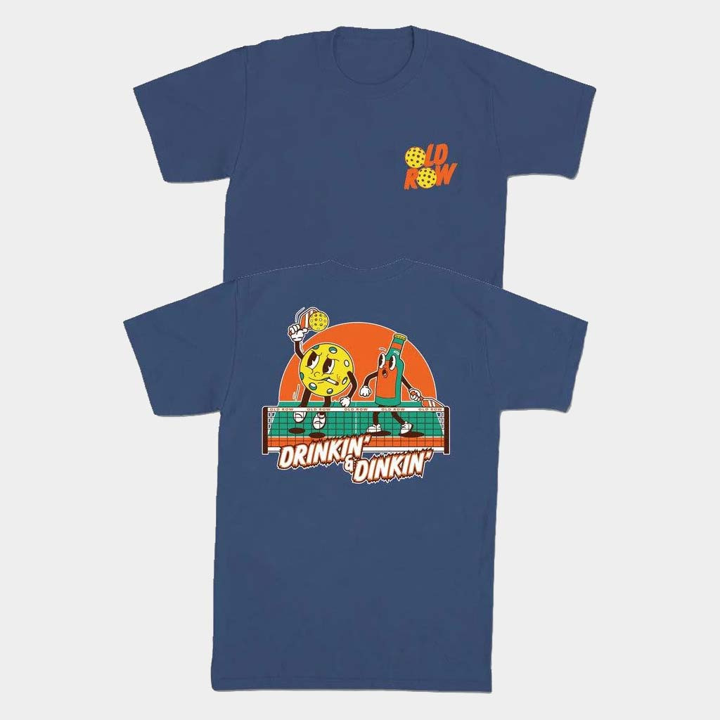 Old Row Merch Drinkin and Dinkin T-Shirt Birthday Gift Ideas For Boyfriend