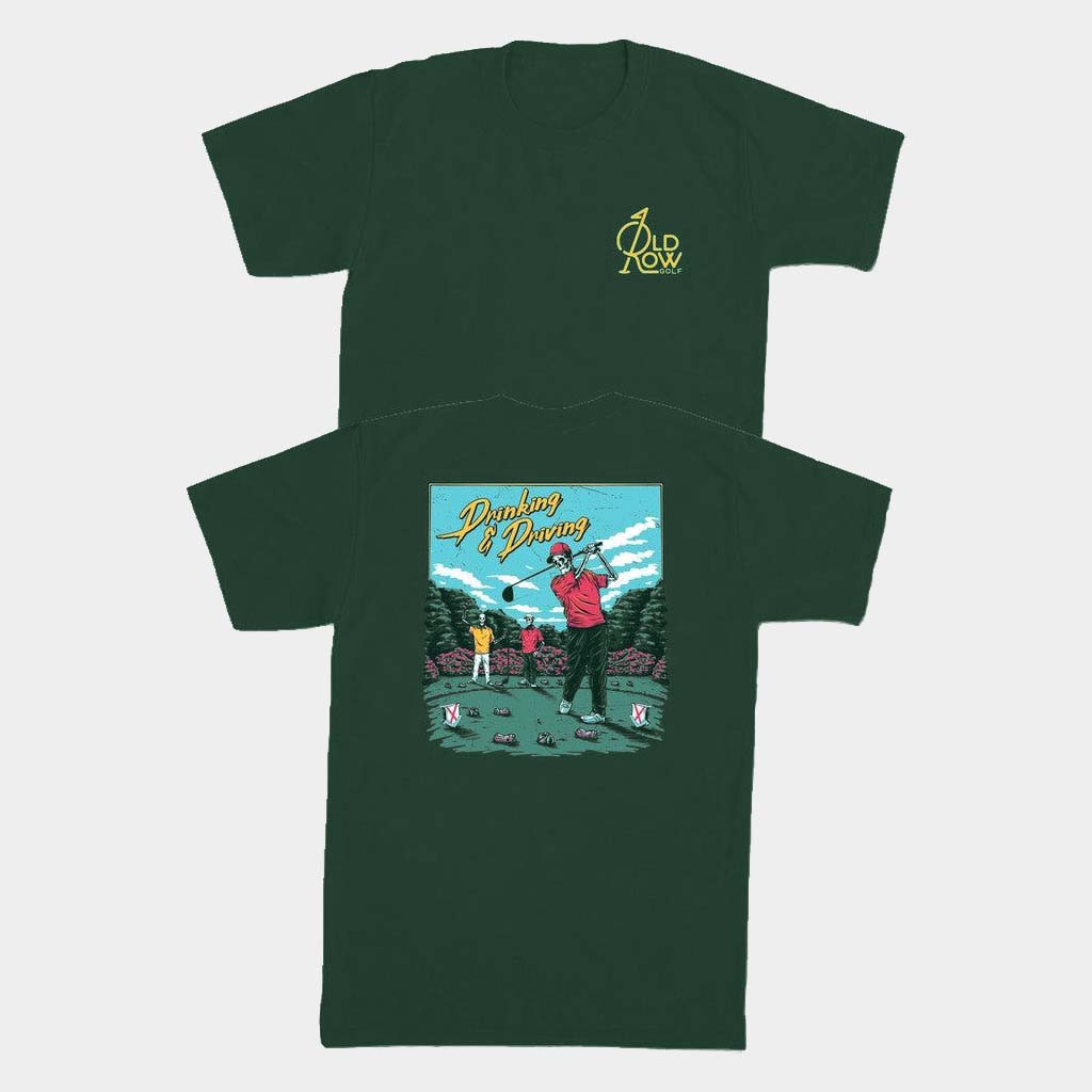 Old Row Merch Drinking And Driving T-Shirt Birthday Gifts For Best Friends Golf Lovers Gifts