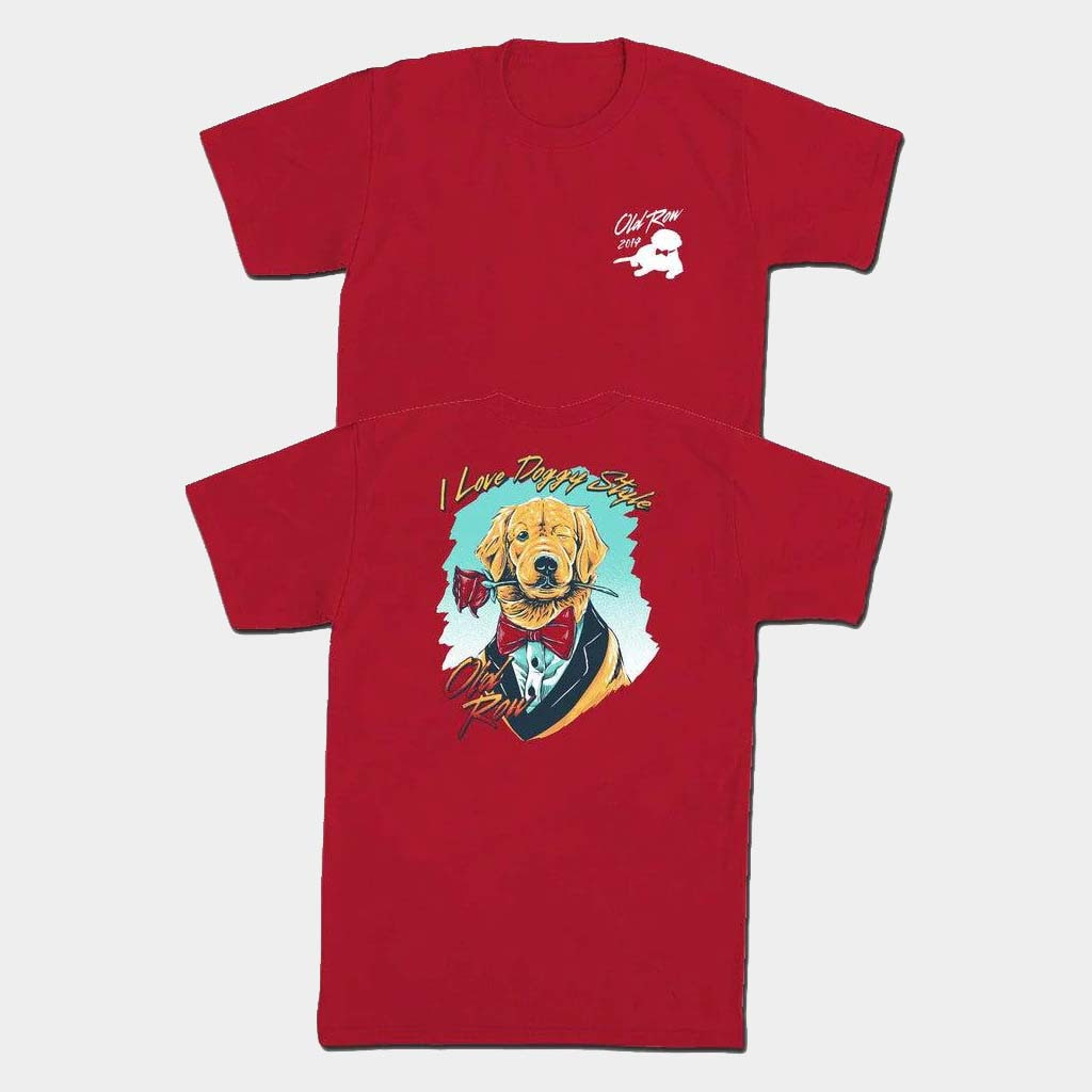 Old Row Merch I Love Doggy Style T-Shirt Old Row Shirt Birthday Gifts For Girlfriend