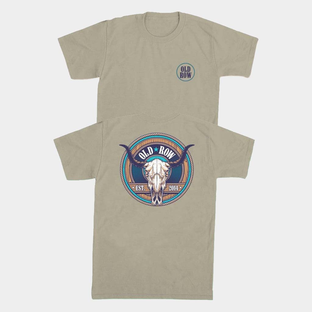Old Row Merch Old Row Outdoors Cow Skull T-Shirt Best Birthday Gift For Husband