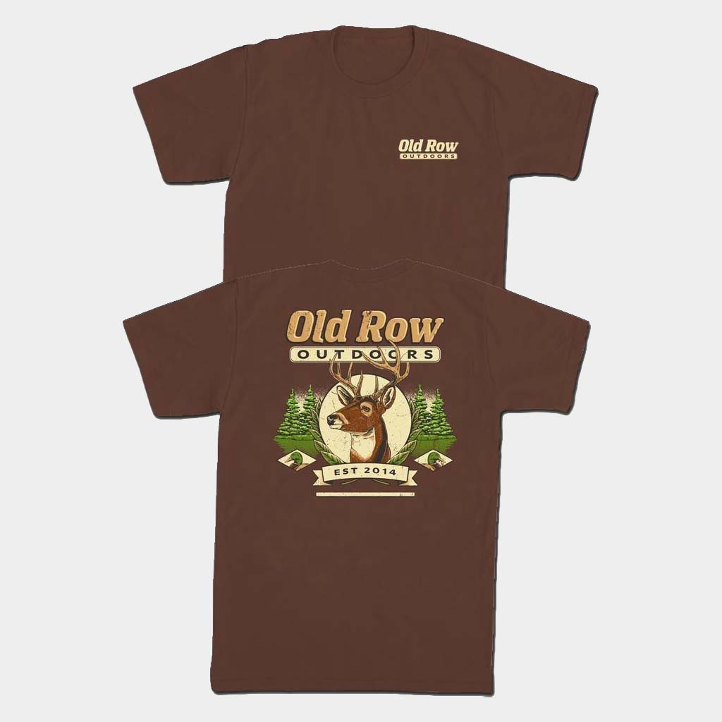 Old Row Merch Old Row Outdoors Scenery T-Shirt Unique Birthday Gift For Deer Hunters