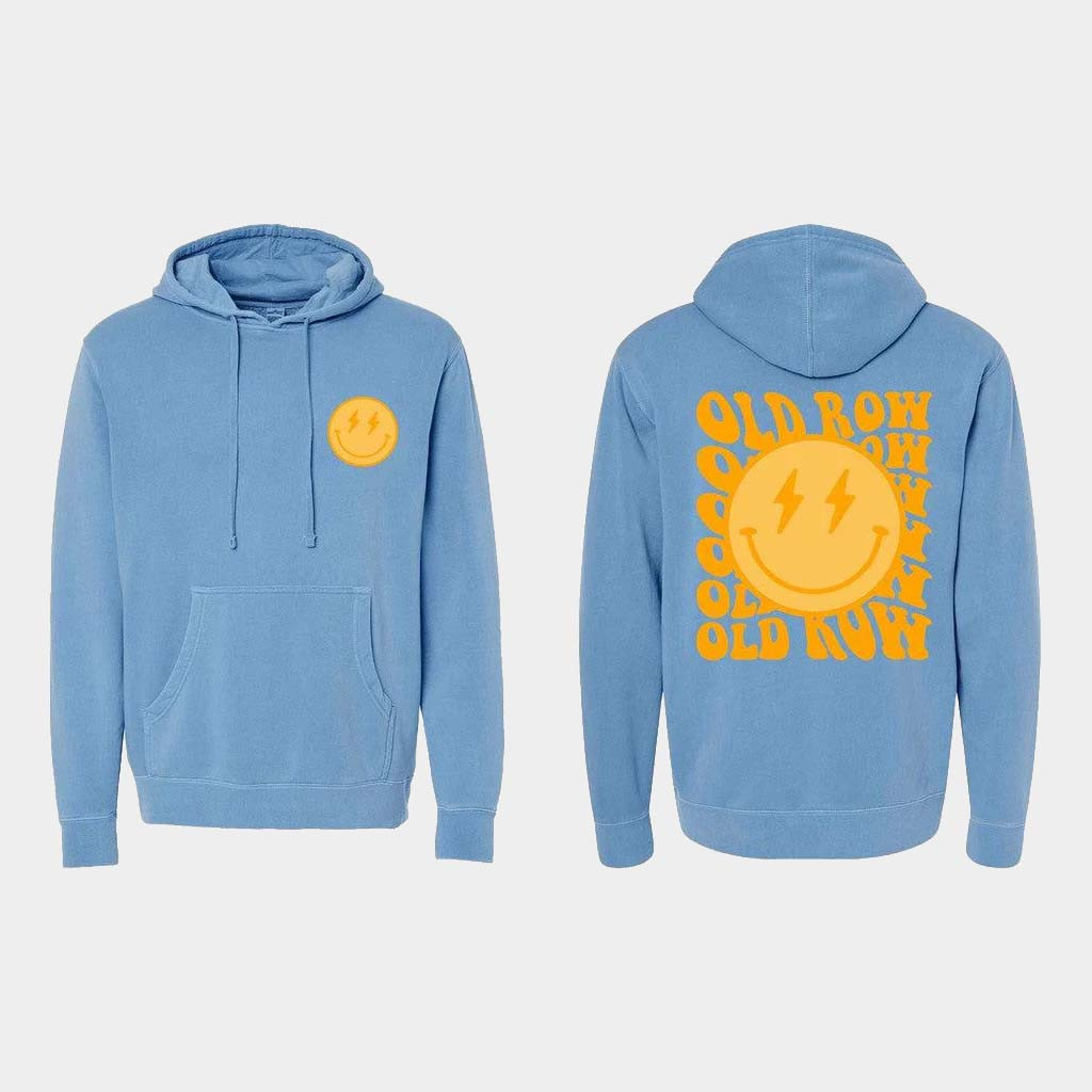 Old Row Merch Old Row Smiley Hoodie Unique Birthday Gift For BFF