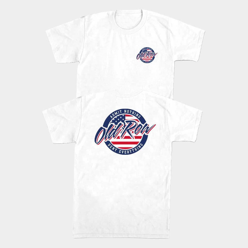 Old Row Merch Old Row USA Circle Logo T-Shirt Birthday Ideas For Dad